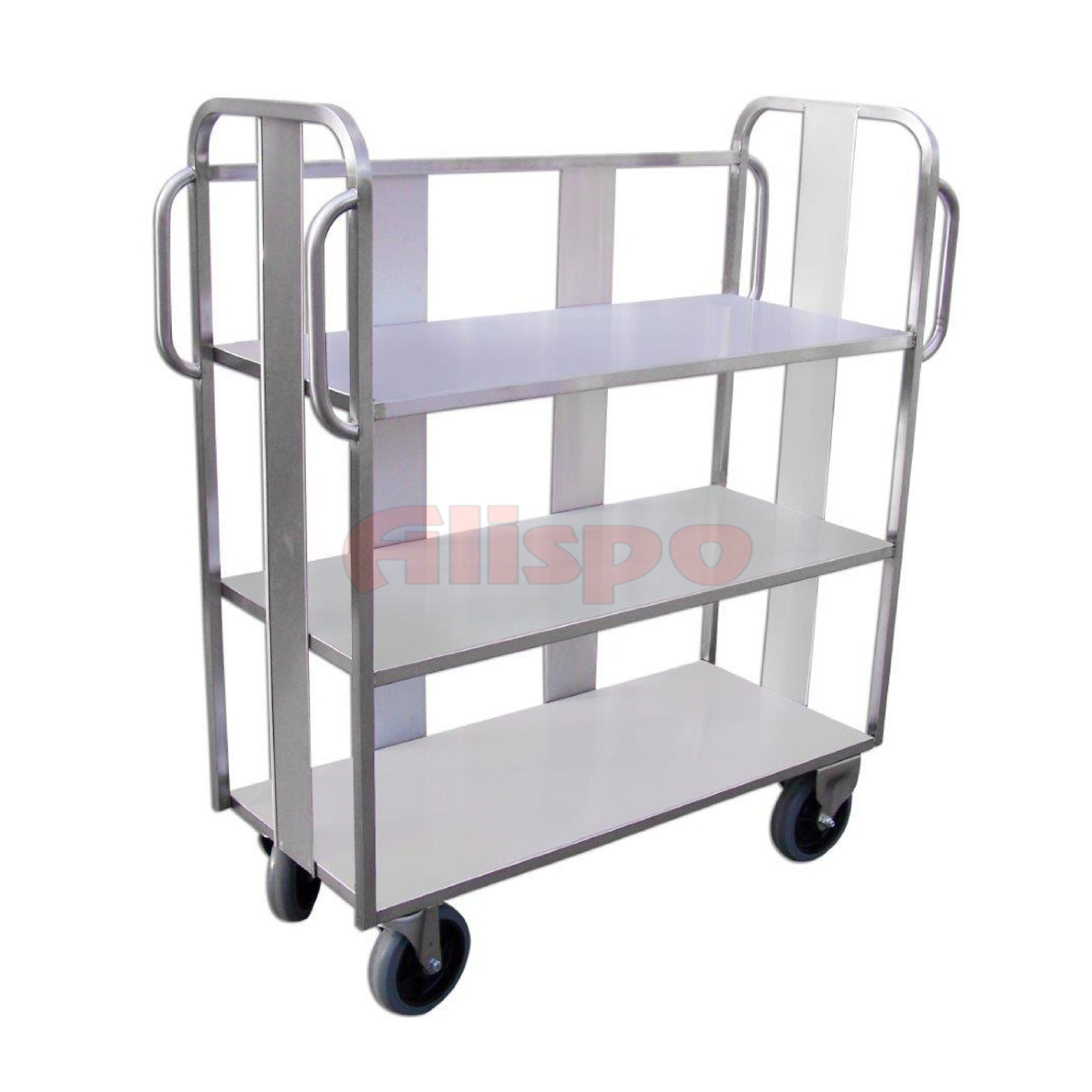 Large Linen Trolley Stainless Steel