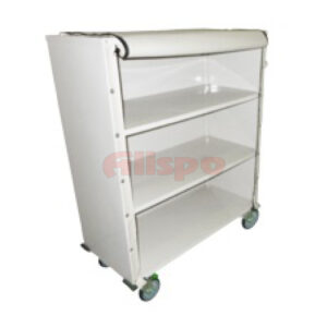Large Linen Trolley With Flap
