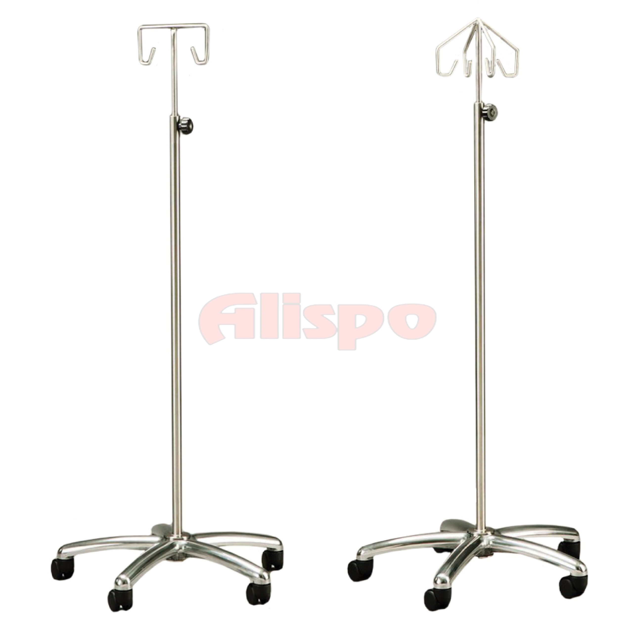 Mobile IV Poles Smooth Cast Alloy Base