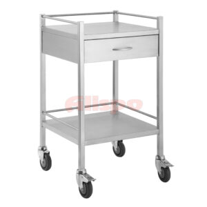 Stainless One Drawer Trolley Juvo 500 x 500mm