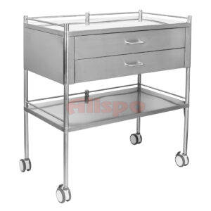 Stainless Two Drawer Trolley Juvo 500 x 900mm